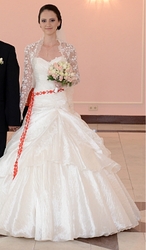 Свадебное платье с болеро