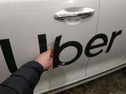 Магнитные наклейки Uber Яндекс такси Сити Мобил